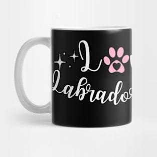 I love my Labrador retriever Mug